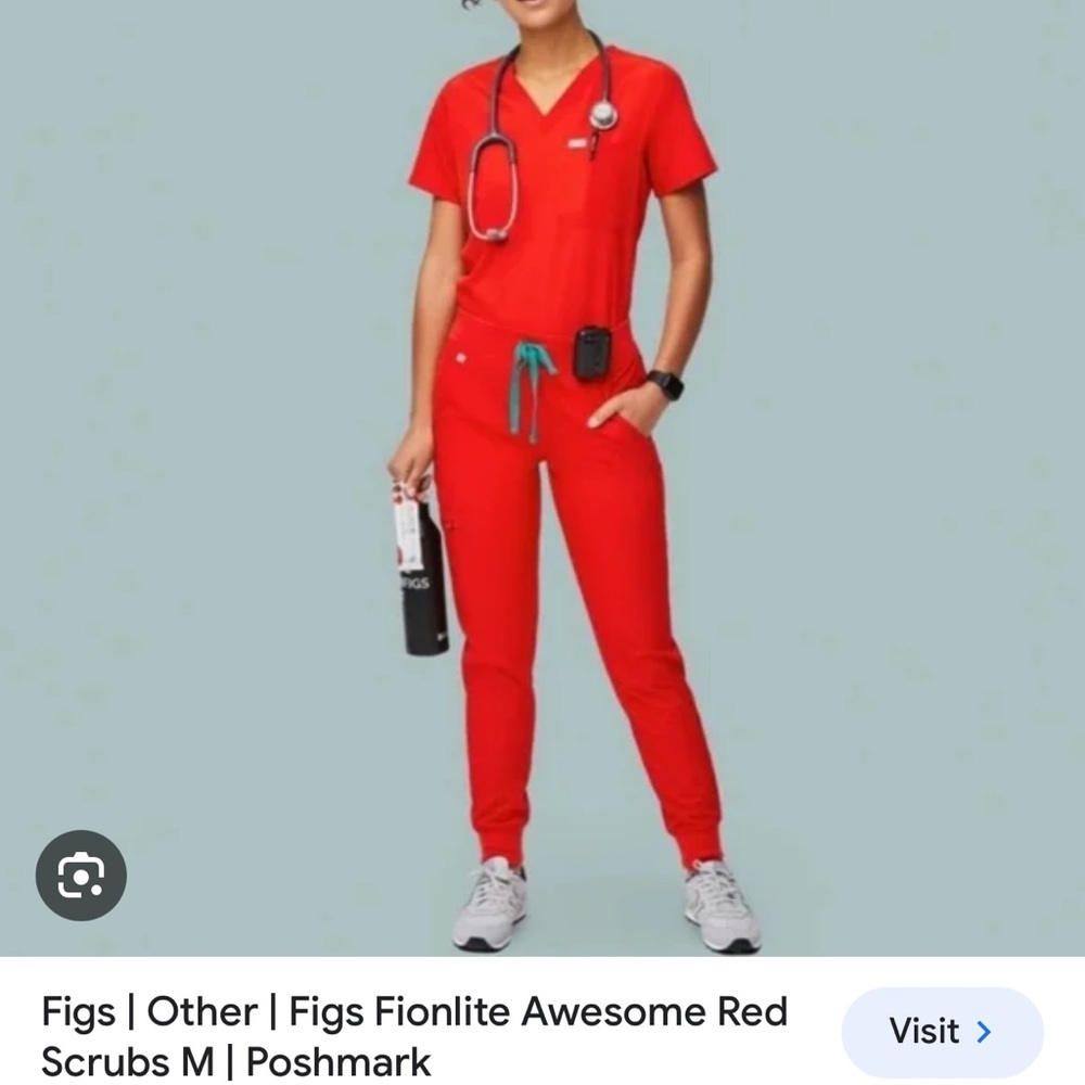 Worn once FIGS women’s scrubs!